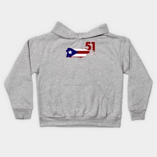 Puerto Rico Should Be 51 Kids Hoodie